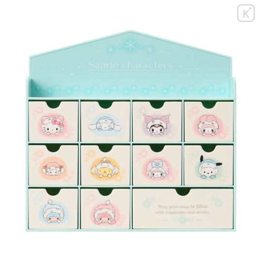 Japan Sanrio Original Advent Chest with Sweets - Snowman - 2