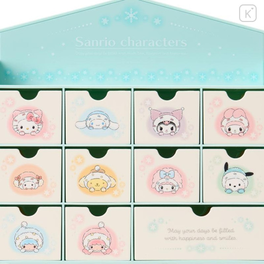 Japan Sanrio Original Advent Chest with Sweets - Snowman - 5