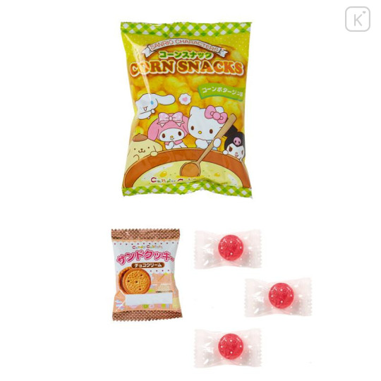 Japan Sanrio Original Kids Face-Shaped Shoulder Bag with Candy - Cinnamoroll - 4