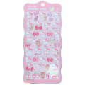 Japan Sanrio Bonbon Drop Seal 3D Sticker - Hello Kitty : Churukira Pink - 1