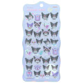 Japan Sanrio Bonbon Drop Seal 3D Sticker - Kuromi : Churukira - 1
