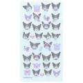 Japan Sanrio Bonbon Drop Seal 3D Sticker - Kuromi : Churukira - 2