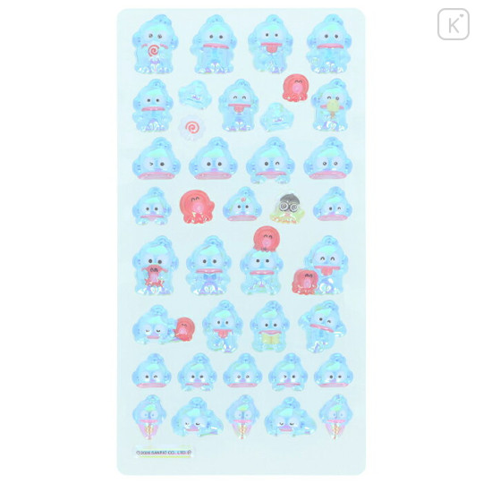 Japan Sanrio Bonbon Drop Seal 3D Sticker - Hangyodon : Churukira - 2