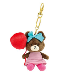 Japan The Bear's School Plush Mascot Keychain - 25th Anniversary Jackie Celebration Balloon