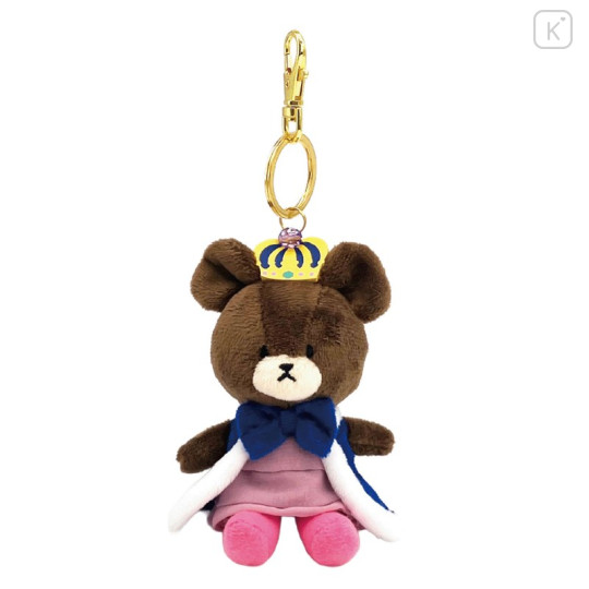 Japan The Bear's School Plush Mascot Keychain - 25th Anniversary Jackie Celebration Crown - 1