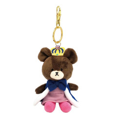 Japan The Bear's School Plush Mascot Keychain - 25th Anniversary Jackie Celebration Crown