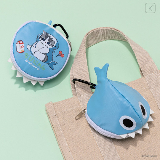 Japan Mofusand Hat Pouch - Little Shark Cat - 3