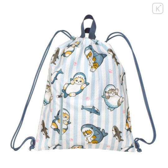 Japan Mofusand Walking Knapsack - Shark Cat Blue - 4
