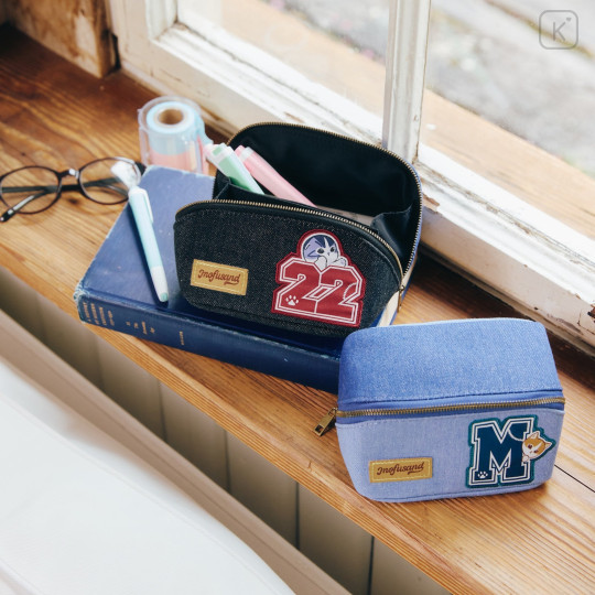 Japan Mofusand Denim Pouch - Blue - 2