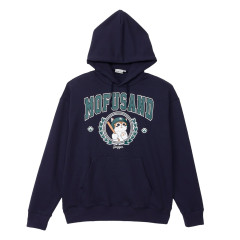 Japan Mofusand Sweatshirt Hoodie (M) - Slugger Cat Navy