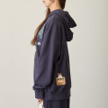 Japan Mofusand Sweatshirt Hoodie (M) - Slugger Cat Navy - 6