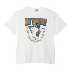 Japan Mofusand T-Shirt (XL) - Mofumofu Baseball Club White