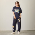 Japan Mofusand T-Shirt (L) - Pawsing The Game Navy - 3