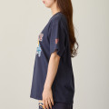 Japan Mofusand T-Shirt (L) - Pawsing The Game Navy - 5