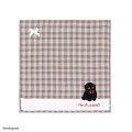 Japan Mofusand Handkerchief - Black Cat Pink - 1