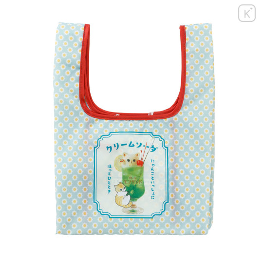 Japan Mofusand Eco Bag - Cream Soda Mint - 5