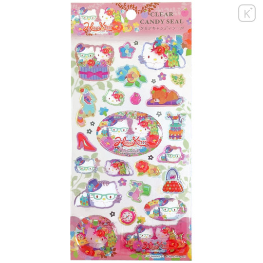 Japan Kayo Horaguchi × Sanrio Clear Candy Seal - Dear Daniel & Hello Kitty - 1