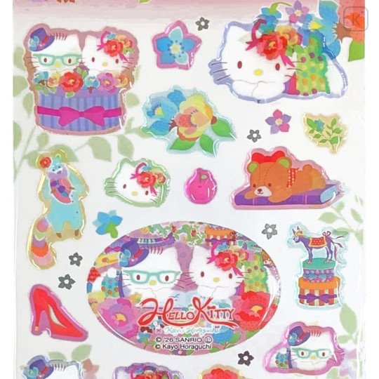 Japan Kayo Horaguchi × Sanrio Clear Candy Seal - Dear Daniel & Hello Kitty - 2