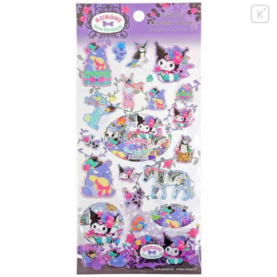 Japan Kayo Horaguchi × Sanrio Clear Candy Seal - Kuromi - 1