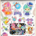 Japan Kayo Horaguchi × Sanrio Clear Candy Seal - Little Twin Stars - 2