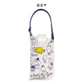 Japan Moomin Flat Glasses Case with Belt Strap - Moomintroll : Arekore - 3