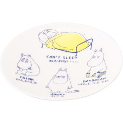 Japan Moomin Small Plate - Moomintroll : Arekore Angry