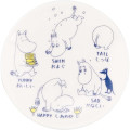 Japan Moomin Small Plate - Moomintroll : Arekore Angry - 2