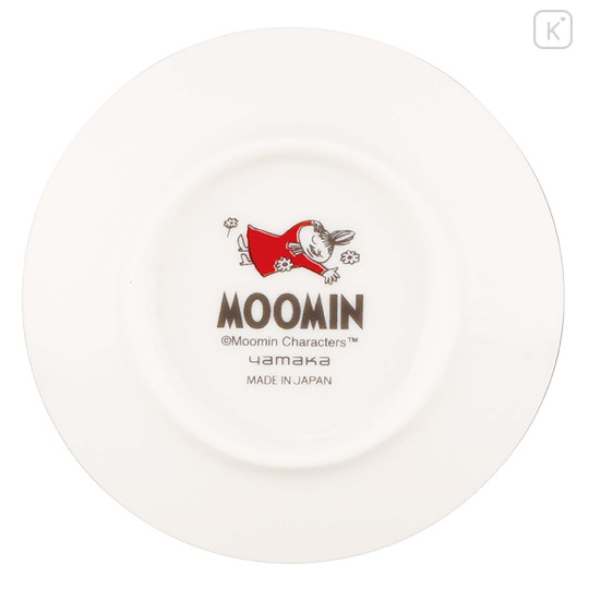 Japan Moomin Small Plate - Little My : Arekore Laughing - 3