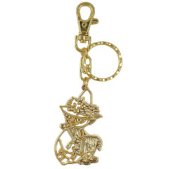 Japan Moomin Gold Keychain - Snufkin
