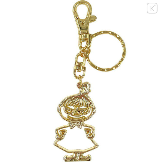 Japan Moomin Gold Keychain - Little My - 1