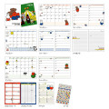 Japan Miffy A6 Planner Monthly & Weekly Schedule Book - Miffy : Gray 2027 - 2