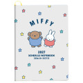 Japan Miffy A5 Planner Monthly Schedule Book - Miffy : Gray 2027 - 1