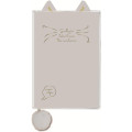 Japan A6 Planner Monthly Schedule Book - Die-Cut Cat Gray 2027 - 1