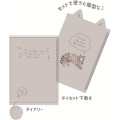 Japan A6 Planner Monthly Schedule Book - Die-Cut Cat Gray 2027 - 2