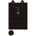 Japan A6 Planner Monthly Schedule Book - Die-Cut Cat Black 2027 - 1