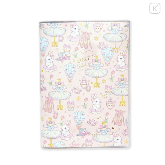 Japan Miki Takei B6 Planner Monthly Schedule Book - Little Bunny 2027 - 1