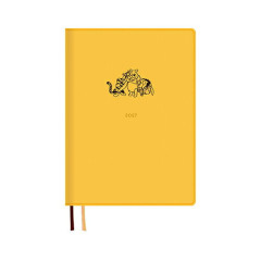 Japan Disney B6 Planner Weekly Schedule Book - Pooh : Yellow 2027