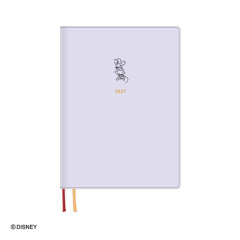 Japan Disney B6 Planner Weekly Schedule Book - Mickey & Minnie : Purple 2027