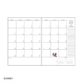 Japan Disney B6 Planner Weekly Schedule Book - Mickey & Minnie : Pink 2027 - 2
