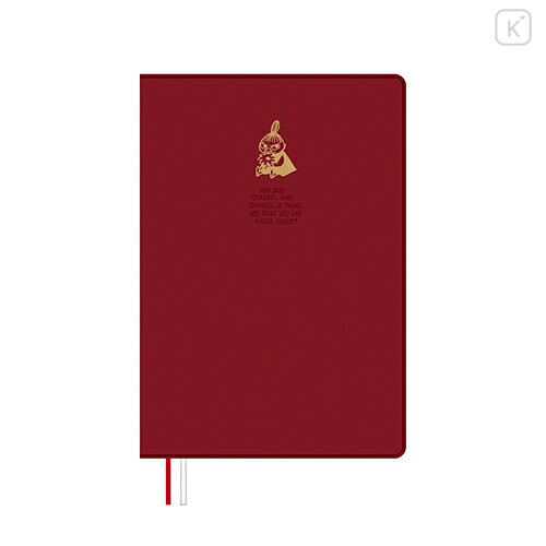 Japan Moomin B6 Planner Monthly & Weekly Schedule Book - Little My : Red 2027 - 1