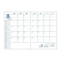 Japan Moomin B6 Planner Monthly & Weekly Schedule Book - Moomin : Navy 2027 - 2