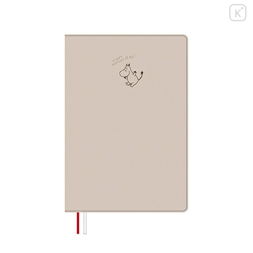 Japan Moomin B6 Planner Monthly & Weekly Schedule Book - Moomintroll : Gray 2027 - 1