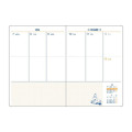 Japan Moomin B6 Planner Monthly & Weekly Schedule Book - Moomintroll : Gray 2027 - 3