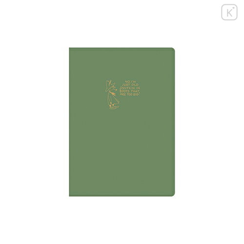 Japan Moomin A6 Planner Monthly Schedule Book - Snufkin : Green 2027 - 1