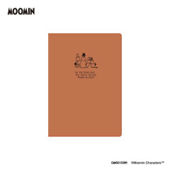 Japan Moomin A6 Planner Monthly Schedule Book - Moomin : Brown 2027