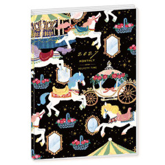 Japan Tomoko Hayashi A6 Planner Monthly Schedule Book - Merry-Go-Round 2027