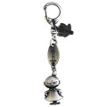 Japan Moomin Diecast Silver Charm Keyring - Little My - 1