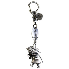 Japan Moomin Diecast Silver Charm Keyring - Snufkin