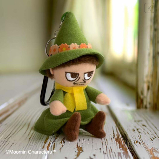 Japan Moomin Mascot Carabiner - Snufkin - 1