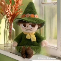 Japan Moomin Fuwakuta Fluffy Plush Toy - Snufkin
